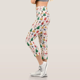 Leggings Capri Nutcracker Ballet Motif de vacances