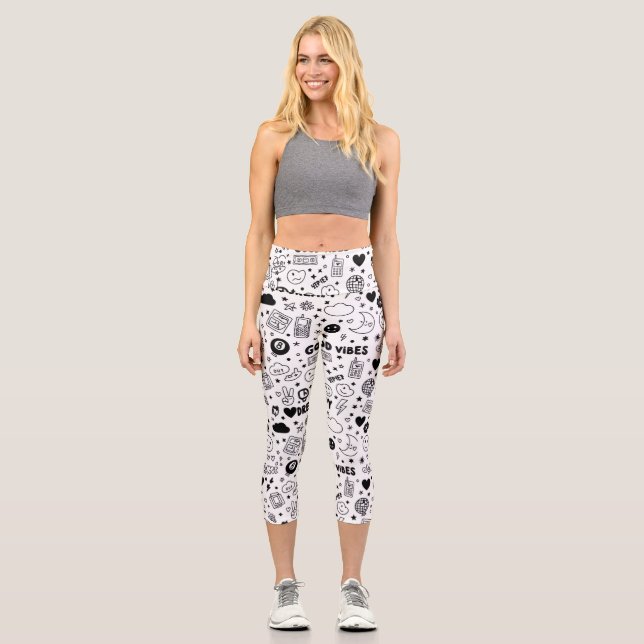 Leggings Capri Only good vibes (Recto)