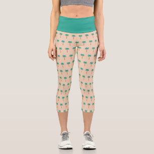 Leggings Capri Palmiers