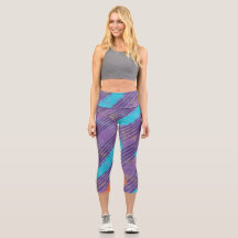 Pantalon à bascule Capris haut taille