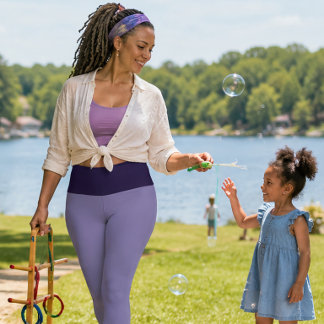 Leggings Capri Pantalon capri « PLUM PURRFECT » taille haute pers