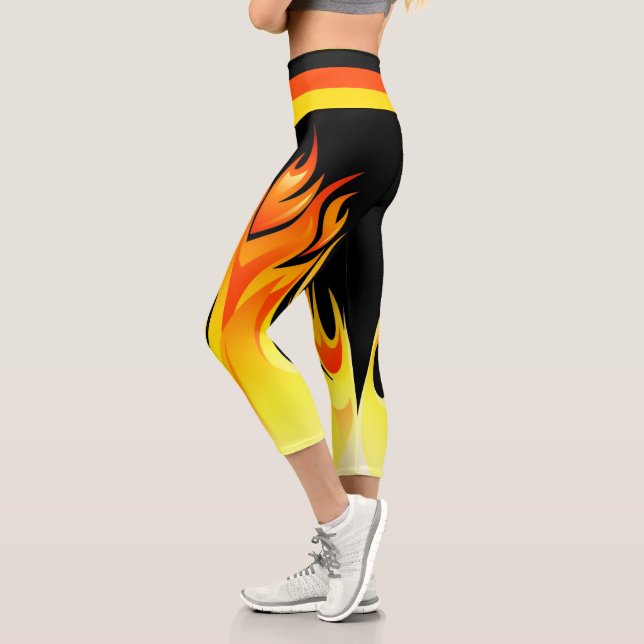 Leggings Capri Pantalon chaud (Gauche)