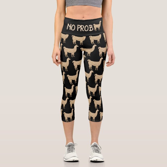 Leggings Capri Pas de Prob Llama Champagne parties scintillant d' (Recto)