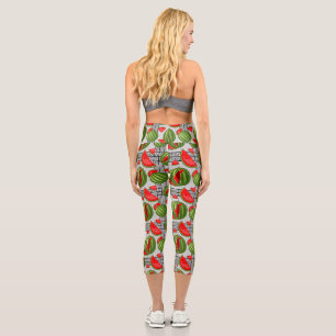 Leggings Capri Pastèque Palestine - Slice