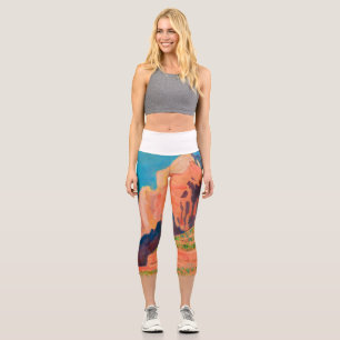 Leggings Capri Paysage, Parc national de Sion par Maynard Dixon