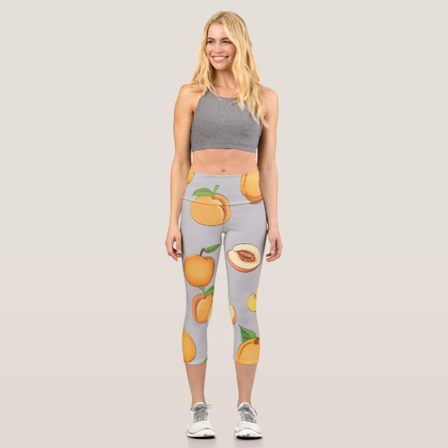 Leggings Capri Peach Pattern 6 (Recto)