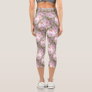 Leggings Capri Peony Bliss