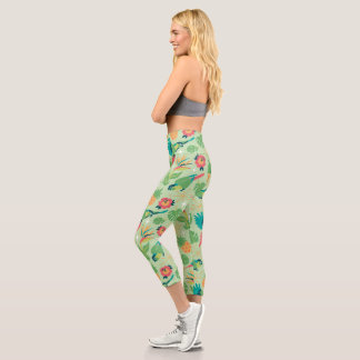 Leggings Capri Perroquet Tiki