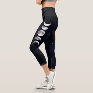 Leggings Capri Phases de la lune Yoga