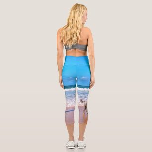 Leggings Capri Photo personnalisée Faites votre propre design - J
