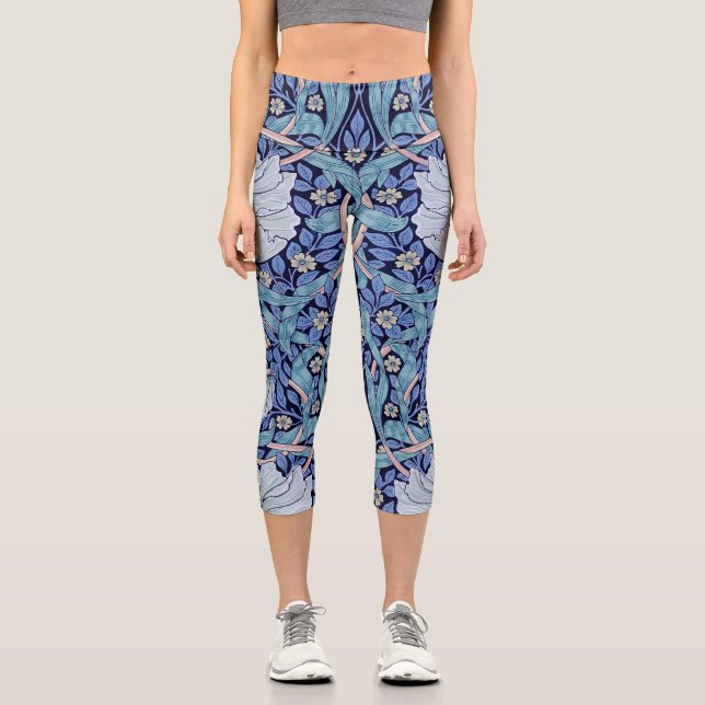 Leggings Capri Pimpernel Blue, William Morris (Recto)
