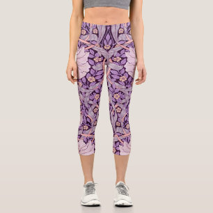 Leggings Capri Pimpernel Purple, William Morris