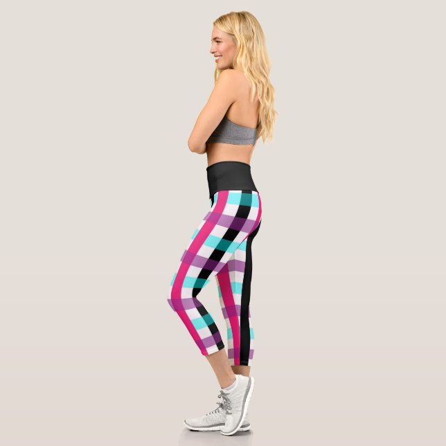 Leggings Capri Plaidicakes (Gauche)