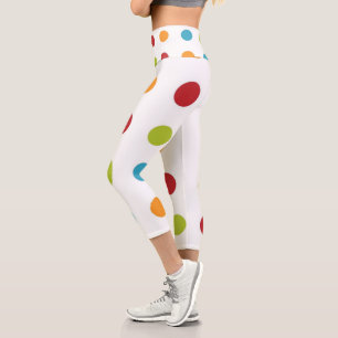 Leggings Capri Point Polka   Zazzle_Growshop.