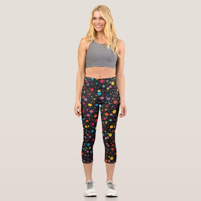 Leggings Capri Points Polka (Recto)