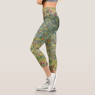Leggings Capri Pommier par Gustav Klimt, Art Nouveau Vintage