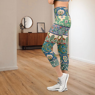 Leggings Capri Prisse d'Avennes Motif arabe