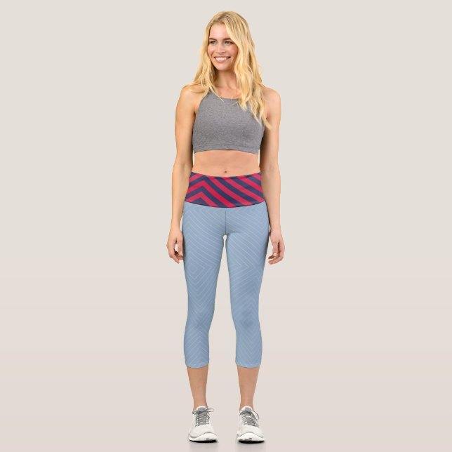 Leggings Capri Quatre couleurs triées (Recto)