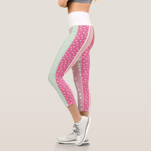 Leggings Capri Rainbow Rush : Capris haut taille pour le Bold & P