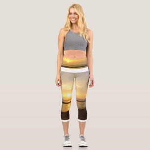 Leggings Capri Rayonnant Sunrise Capri - Embrassez la journée en