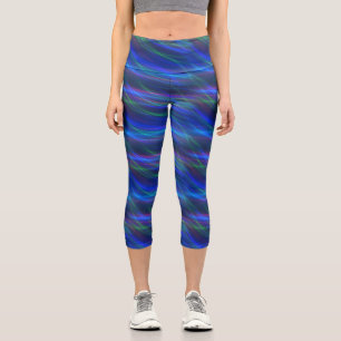 Leggings Capri Rayons multicolores lumineux