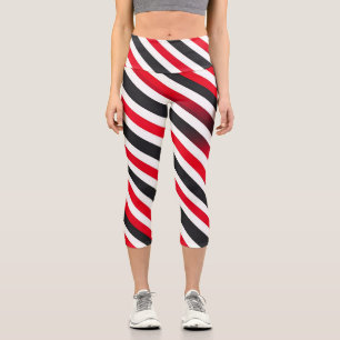 Leggings Capri Rayures en mouvement