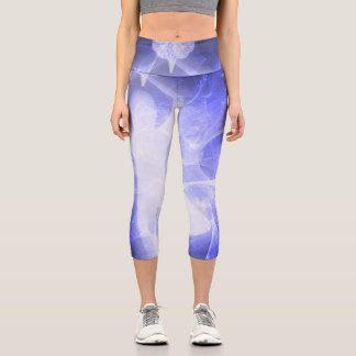 Leggings Capri Résilience luminescente Bleu