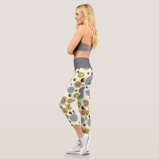 Leggings Capri Ronds en relief