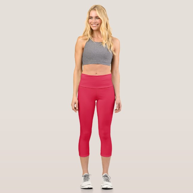 Leggings Capri Rouge Crimson (Recto)
