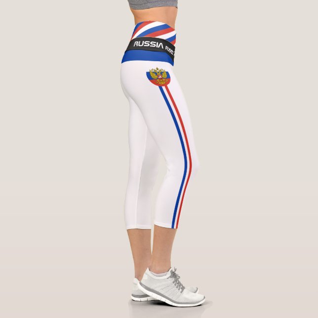 Leggings Capri Russie & Russie Drapeau mode, Fitness, Sports (Droite)