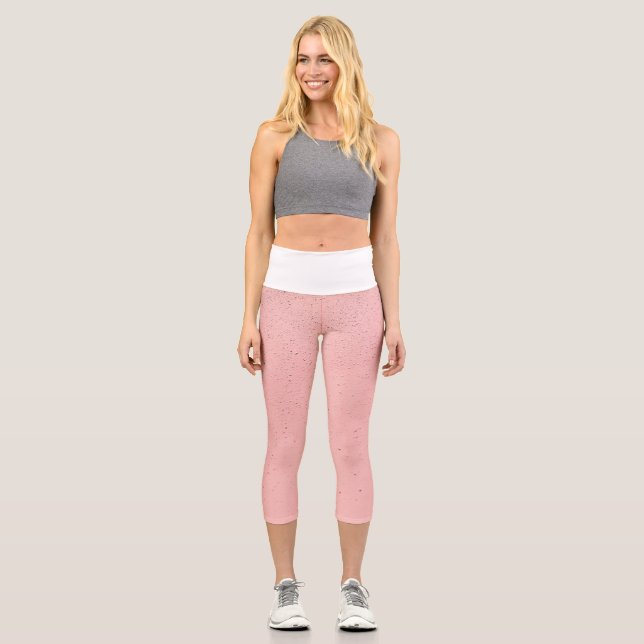 Leggings Capri Sable rose (Recto)