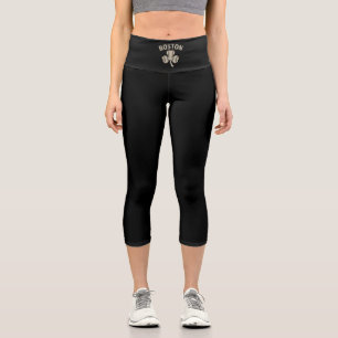 Leggings Capri Saint-Patrick irlandais vintage de Boston Shamrock