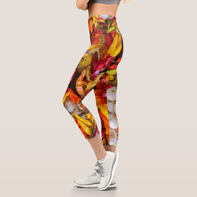 Leggings Capri Saveurs méditerranéennes (Gauche)