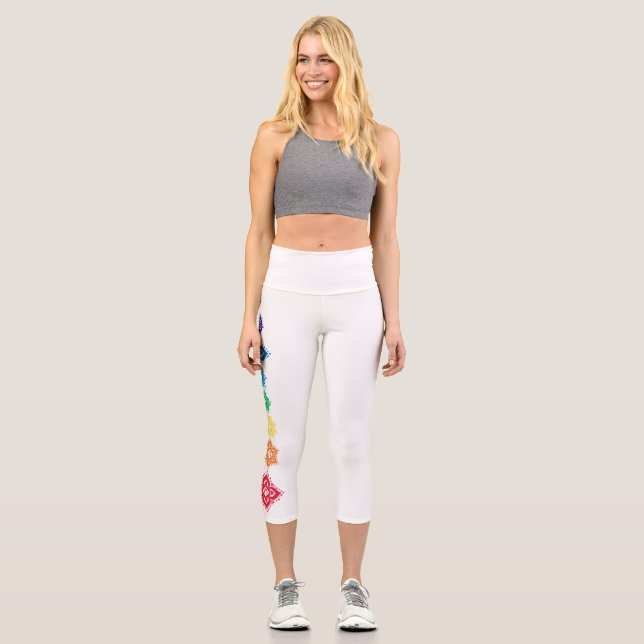 Leggings Capri Sept chakras 7 (Recto)