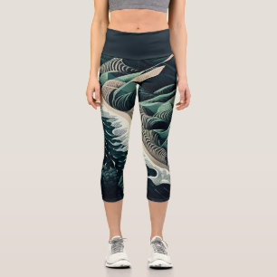 Leggings Capri Serene Shores