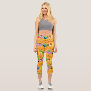 Leggings Capri Sesame Street Autumn quitte Motif