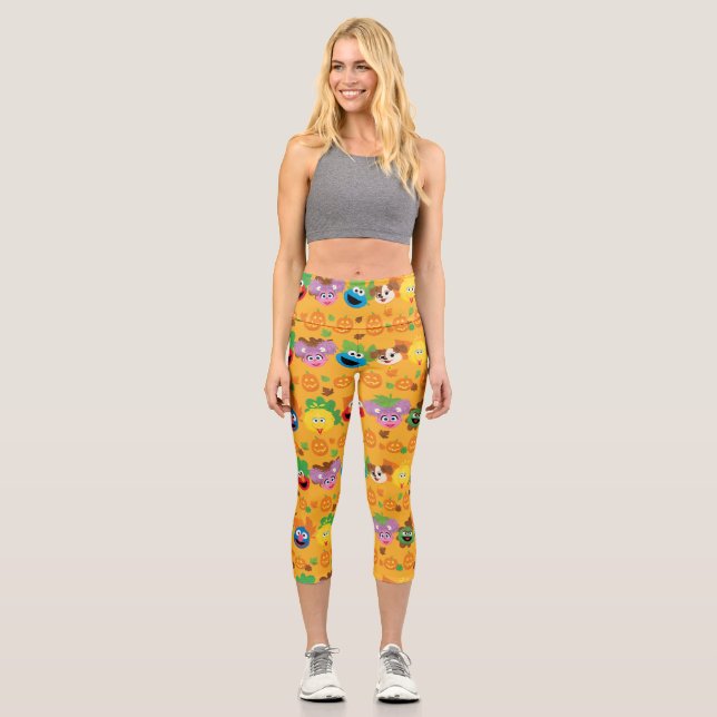 Leggings Capri Sesame Street Autumn quitte Motif (Recto)