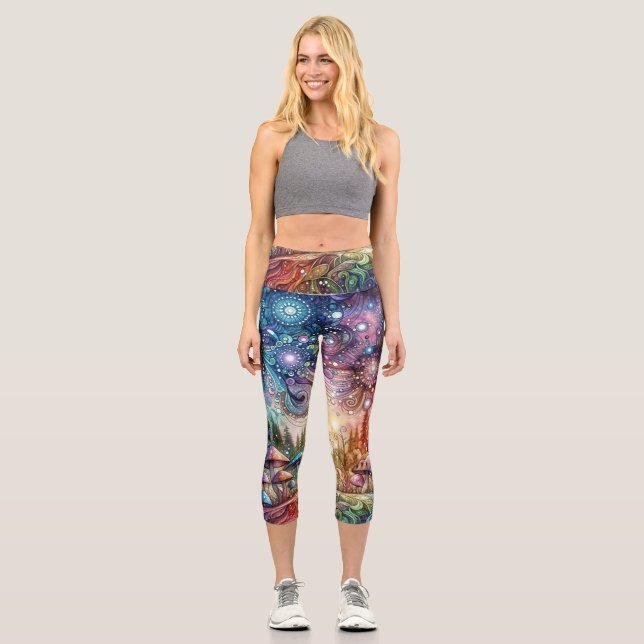 Leggings Capri Shroom Inky (Recto)