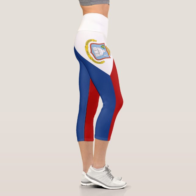 Leggings Capri Sint Maarten Flag (Droite)