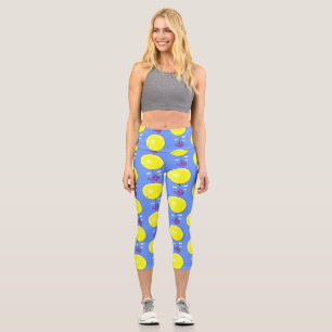Leggings Capri Souris mignonne dans la canette d'arrosage avec de