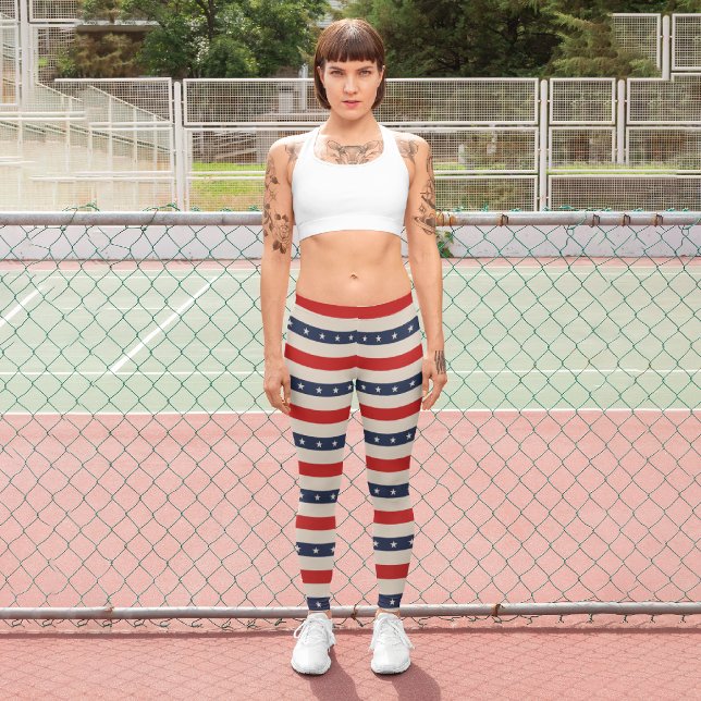Leggings Capri Star Patriotic (Créateur téléchargé)
