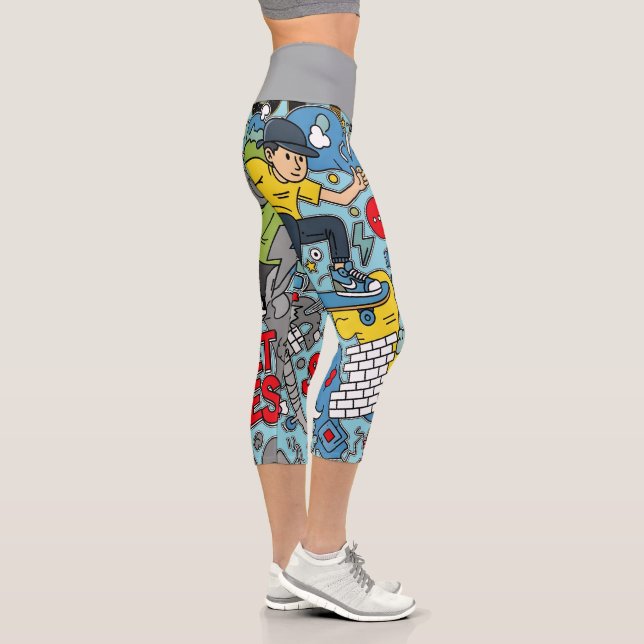 Leggings Capri Street atmosphere (Droite)