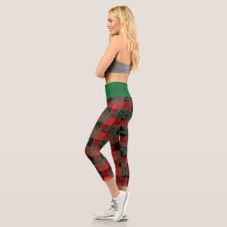 Leggings Capri Stylish high waisted capris for christmas