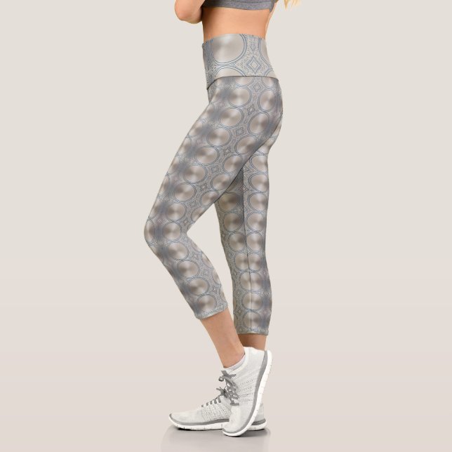 Leggings Capri surfer argenté (Gauche)