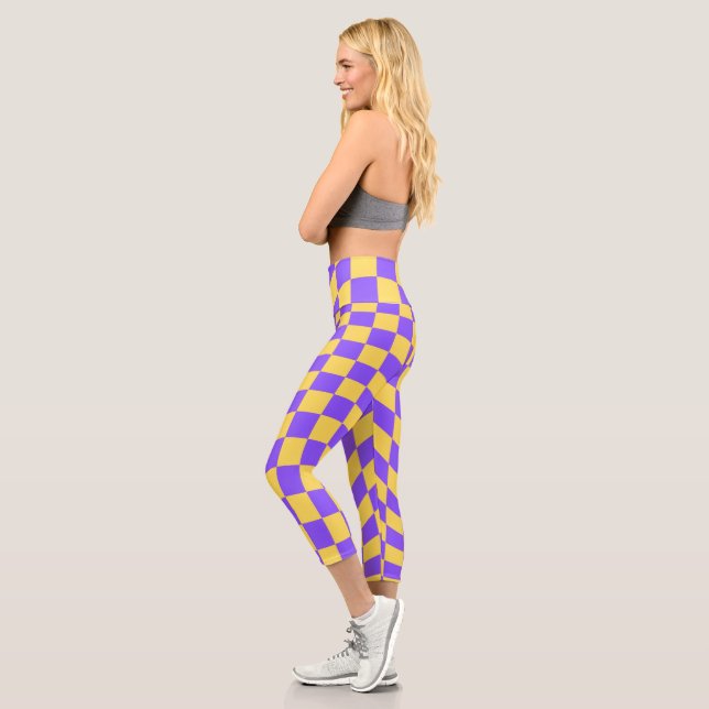 Leggings Capri Tableau de bord rétro Y2K (Gauche)
