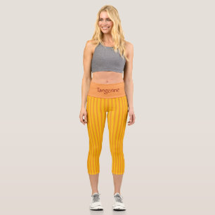 LEGGINGS CAPRI "TANGERINE" DE JEANIE DEE - PERSONNALISER LA TAILL
