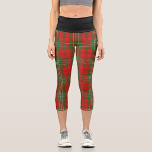 Leggings Capri Tartan à carreaux classique Clan Scott