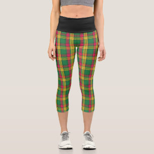 Leggings Capri Tartan à carreaux classique du clan MacMillan