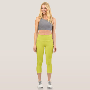 Leggings Capri Tendances de couleur printemps 2024 Tennis Ball ve