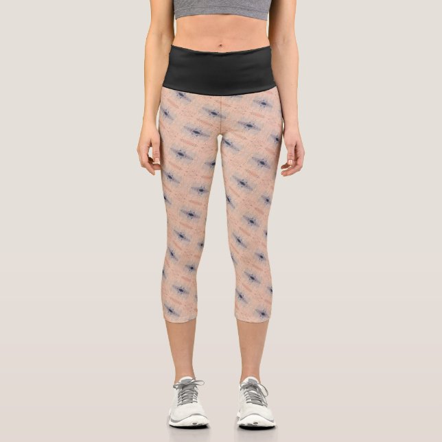 Leggings Capri Textura #8 de la obra Viendo a travez de los ojos (Recto)